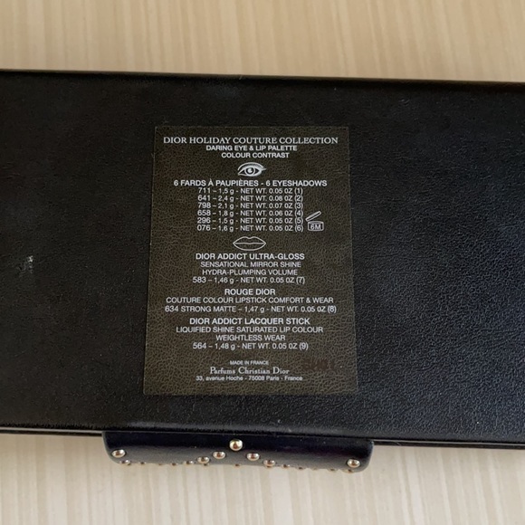 Dior Holiday edition leather eye and lip palette. - Picture 7 of 8